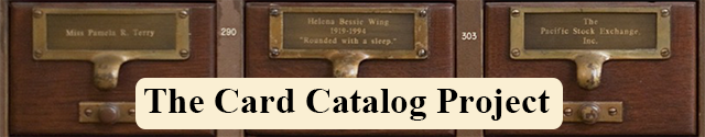 The Card Catalog Project